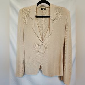 Creme lightweight blazer